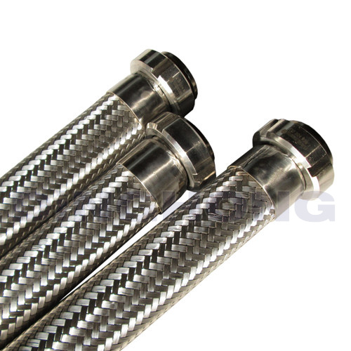 SS316L DIN food grade union flexible metal hose