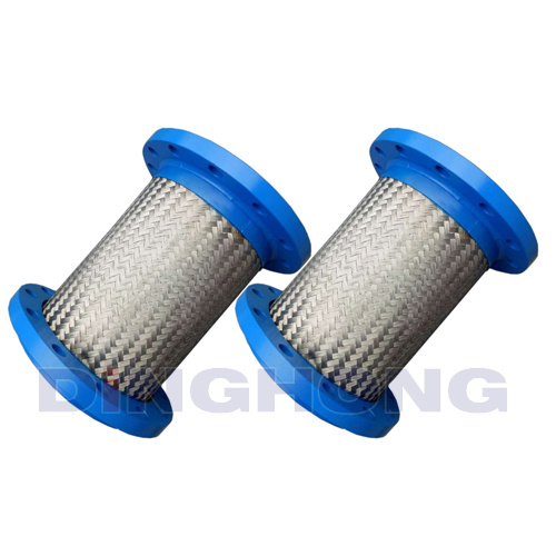 Painted flange joint braided metal hose