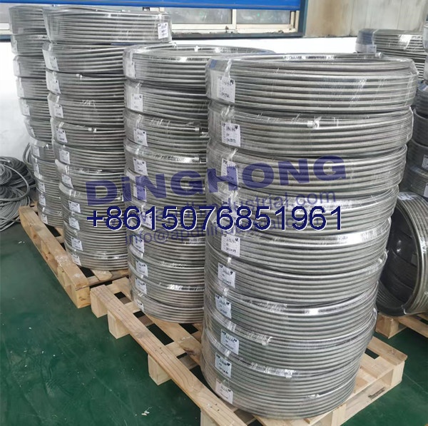 10mm Stainless steel braided convoluted teflon hose 10mm Stainless steel braided convoluted teflon hose