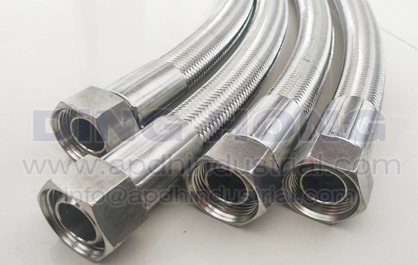 NPT THREAD BRAIDED TEFLON HOSE