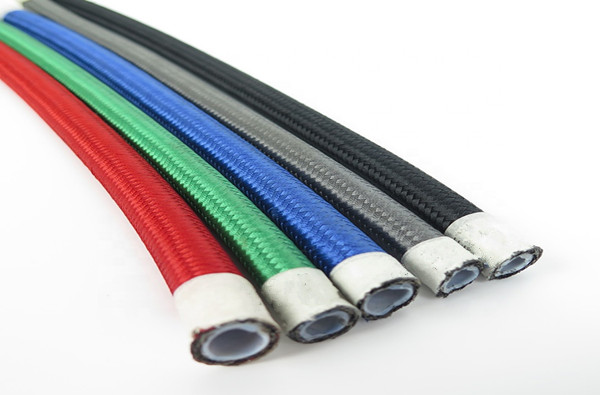 Braided teflon hose