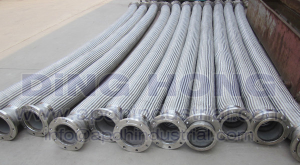 Flange stainless steel flexible metal hose