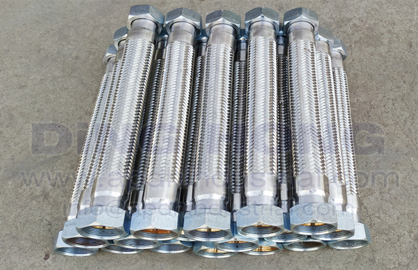 Metal braided hose assemblies