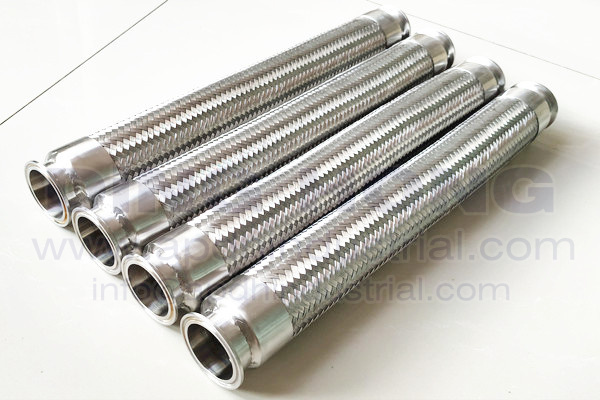 Food grade stainless steel flexible hose