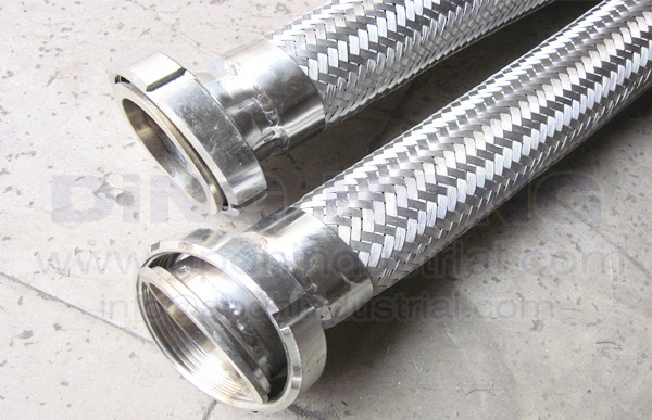 SS316L DIN union flexible metal hose