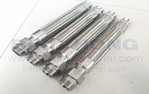 NPT thread stainless steel braided hose