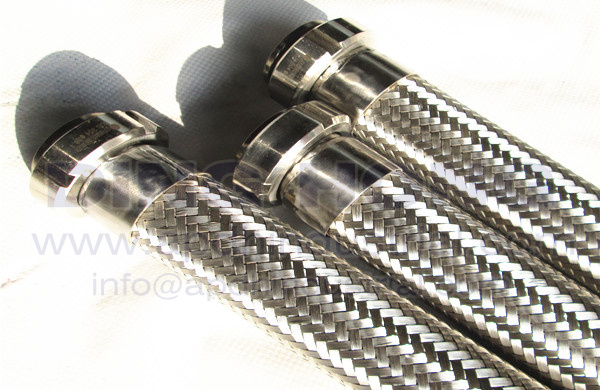 DIN union food grade flexible metal hose