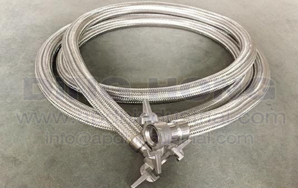 Cryogenic transfer ss flexible metal hose