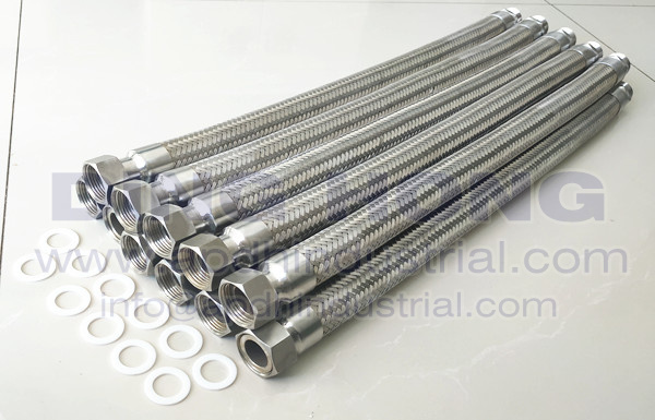 Flexible metal hose assemblies