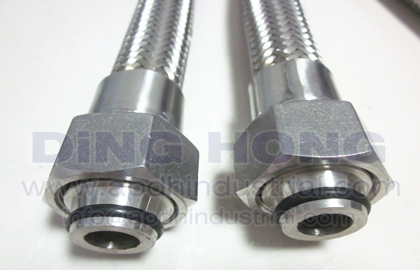 H taper sealing stainless steel flexible hose