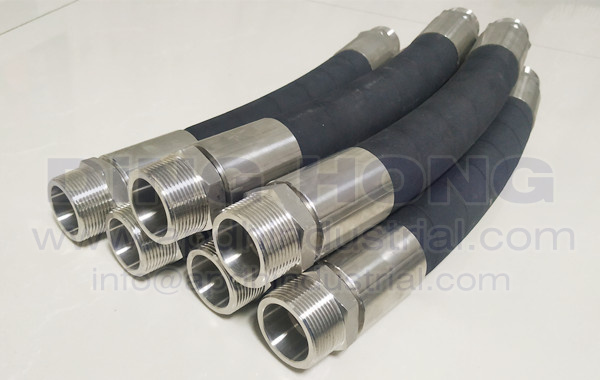 Male thread Hydraulic hose assembly.